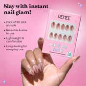 RENEE Stick On Nails - Cat Eye Nail 04 (Pack of 30)