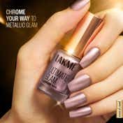 Lakme Ultimate Glam Chrome Nail Paint - Dusty Rose (6 ml)