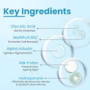 FCL AHA Lightening Gel Glycolic Acid Treats Hyperpigmentation Dark spots Reduce Dark Spots (15 ml)