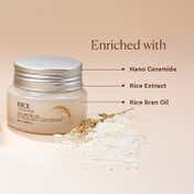 The Face Shop Ceramide & Rice Moisturizer - Korean Day Cream for Barrier Repair & Glass Skin (50 ml)