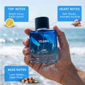 Ajmal Yearn Eau De Parfum Fresh & Aquatic Long Lasting Premium Perfume for Men (100 ml)