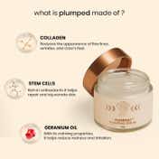 BiE Plumped! Plumping Serum with Collagen, Stem Cells & Geranium Oil for Hydrated, Smooth Skin (50g)