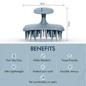 Ikonic Me Shampoo Brush IKM-2129 - Powder Blue