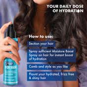 How to Use - Streax Moisture Boost Spray Hair Serum (50 ml)