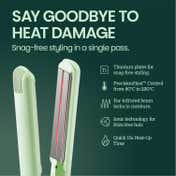 Heatwave Cosmo Glide Titanium Straightener - Green