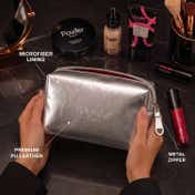Power BEAUTY Pack Makeup Pouch - Silver 02 (1 pc)