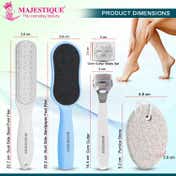 Majestique Complete Foot Care Kit with Callus Remover & Foot Filer (5 pcs)
