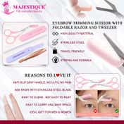 Majestique Essential Grooming Facial Hair Removal Kit (4 pcs)
