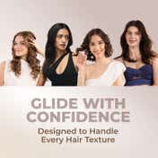 Tash Hair Glide Connect Hair Straightener Brush with 11 Temperature Settings