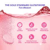 Chicnutrix Glow Glutathione Skin Brightening & Even-Tone Skin Tablets Strawberry & Lemon (3 pcs)