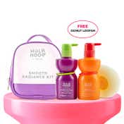 Foxtale Hula Hoop Silk Skin Kit Exfoliating Body Wash + Exfoliating Body Scrub (4 pcs)