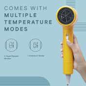 WINSTON Turbo X Hair Dryer - 1600W - Black & Yellow