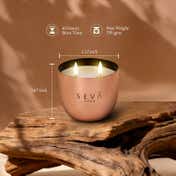 Seva Home Heirloom Classic Berries Rose Gold Candle