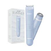 Zlade Summer Vacay 2-in-1 Rechargeable Bikini Trimmer & Face Shaver for Women