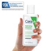 CeraVe Hydrating Cleanser Non-Foaming Face Wash for Dry Skin (88 ml)