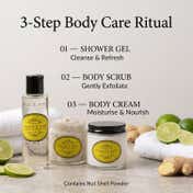 NATURALLY EUROPEAN Somerset Ginger and Lime Body Care Set (3 pcs)