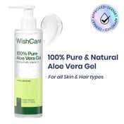 WishCare Pure and Natural Aloe Vera Gel for Face and Hair Hydrates & Moisturizes Skin (200 ml)
