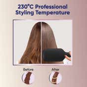 Vega Litstyle L2 Hair Straightener Brush with Up to 12 Hrs Straightening Effect (VHSB-07)