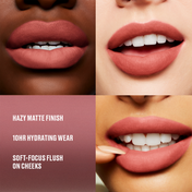 M.A.C Powder Kiss Lip And Cheek Mousse - Pink Roses (5 ml)