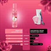 Urban Yog Hair Removal Cream Spray For Women Rose (200 ml)