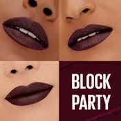 Maybelline New York Serum Lipstick Matte 1-Swipe Lush Color 8HR Hydration - Block Party (3.4 g)