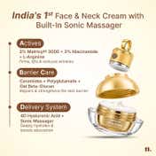 numour Lift & Plump Advanced Multipeptide Face & Neck Cream with Sonic Massager (30 g)