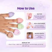 MARS Finger Fits Mini Makeup Puffs for Multipurpose Makeup (Pack of 5)