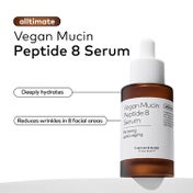 The Face Shop Alltimate Vegan Mucin Peptide 8 Serum-Glutathione,Anti Wrinkle,Korean,Hydrating(30 ml)