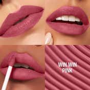 Lakme 9 To 5 Hya Matte Hydrating Liquid Lipstick - Win Win Pink (5.3 ml)