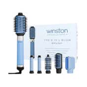 Winston 5 in 1 Hair Blow Brush Multi Styler - Ice Blue