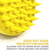Alan Truman Scalp Sos Scalp Massage and Shampoo Brush - Yellow (1 Pc)
