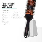 Denman Head-Hugging Hot Curl Brush 53mm Dhh4 - Orange