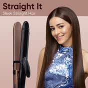 Vega 3 in 1 Keratin Hair Styler- Straightener, Curler & Crimper, Curl & Crimp in Few Min (VHSCC-03)