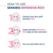 Bioderma Sensibio Defensive Rich Soothing 12hr Moisturizer With Vitamin E - Sensitive Skin (40ml)