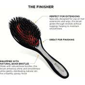 Denman cruelty-free Hair Brush The Finisher Cushion D82M - Black