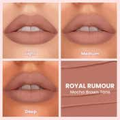 TNW The Natural Wash Comfy Matte Liquid Lipstick, Weightless, Hydrating - 02 Royal Rumour (3 ml)