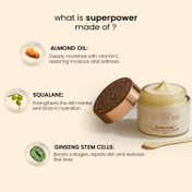 BiE Superpower Eternal Youth Face Cream with Squalane Ginseng Stem Cells - Anti-Aging Cream (50 g)