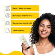 Arata Curl Gel for Frizzy Wavy Curly Hair Natural Long-Lasting Hold & Definition Tames Frizz (50 ml)