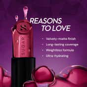 SUGAR Cosmetics Glide Peptide Serum Lipstick - 06 Moscow Mulberry (4.2 g)