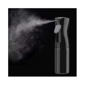 Bronson Professional Hair Spray Bottle Refillable Continuous Ultra Fine Water Mist - Black (150ml)