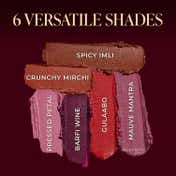 LoveChild Masaba Batua Pocket Lipstick Rich Satin Finish - Crunchy Mirchi (4 g)