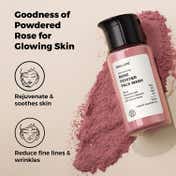 Brillare Rose Powder Face Wash for Younger Looking Skin with Sandalwood and Coconut (15 g)