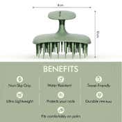 Ikonic Me Shampoo Brush IKM-2129 - Jade Green