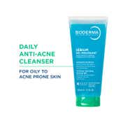 Bioderma Sebium Gel Moussant Acne Defence Cleanser For Oily Acne Prone Skin (100ml)