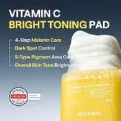 MEDIHEAL Vitamin C Bright Toning Pad (180 ml)