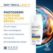 Bioderma Photoderm XDefense Ultra-Fluid SPF 50+ Invisible Sunscreen PA ++++ (40 g)