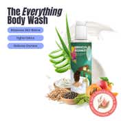 Hibiscus Monkey Probiotic Body Wash for the Microbiome, pH-Balanced,Sensitive Skin Friendly (200 ml)