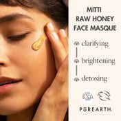 Purearth Mitti RAW Honey Face Masque Active Glow Reset (100 g)