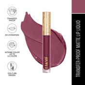 Lakme Rouge Bloom Matte Liquid Lipstick - Power Petal 304 (3.5 ml)