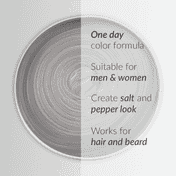 Beauty Garage Gear Up Hair & Beard Color Wax - Grey (100 g)